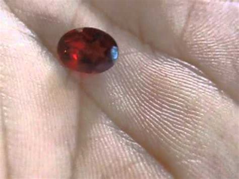 Batu Permata Garnet Merah Pyrope Carat Oval Cut Youtube