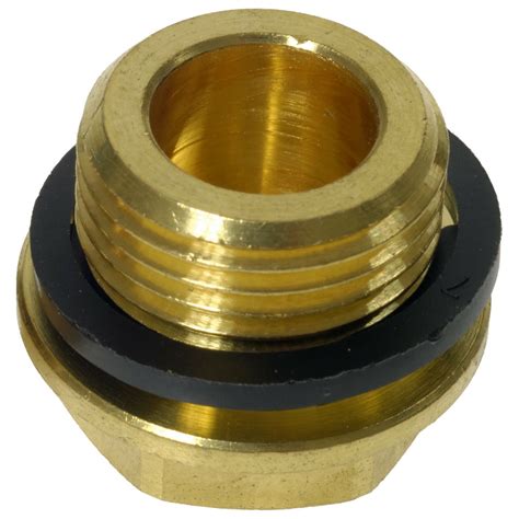 Parker Legris Brass Hex Male Blanking Plug With Metric And Bsp Parallel