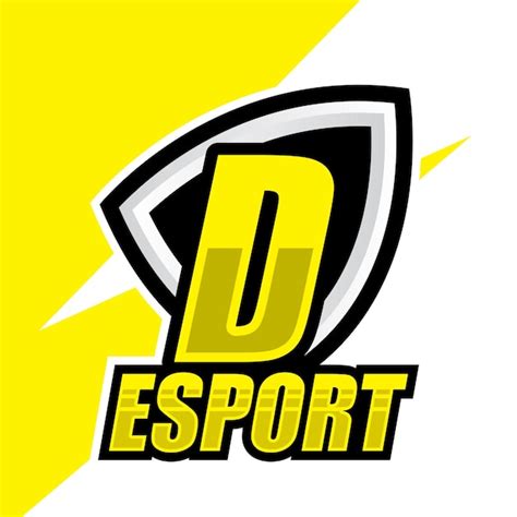 D letra marca esport logotipo equipe moderna e simples modelo de ...