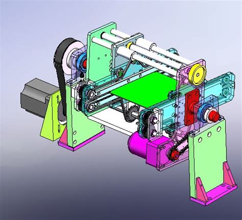 A4 Pcb板翻板机翻转机构图纸3d模型下载三维模型solidworks模型 制造云 产品模型