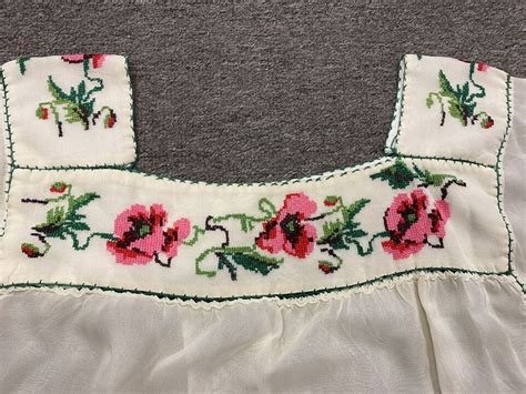 Vintage Mexican China Poblana Folk Skirts Top Belt Scarf EBay