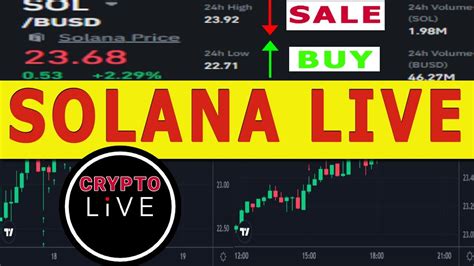 ⚡ Sol Live Chart And Crypto Livestream 24 7 Solana Live Youtube