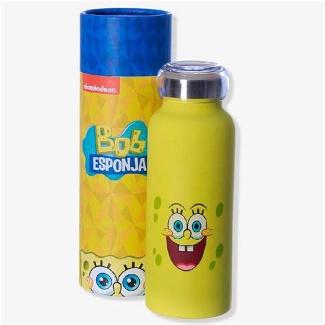 Garrafa T Rmica Bob Esponja Ml Unidade Zona Criativa Rizzo