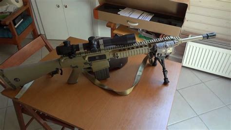 Ares SR-25 M110 SASS PEQ-15 update - YouTube