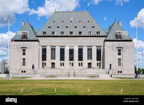 The building of the Supreme Court of Canada. Ottawa, Canada Stock Photo ...