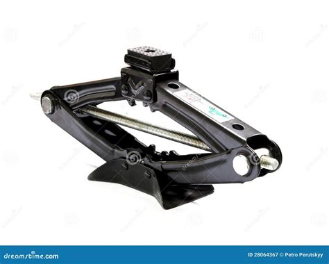 Scissor jack or car stock image. Image of turn, scissor - 28064367