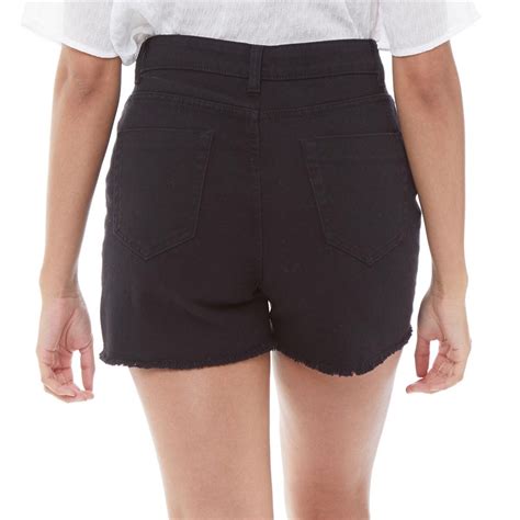 Buy Fluid Womens Twill Shorts Black