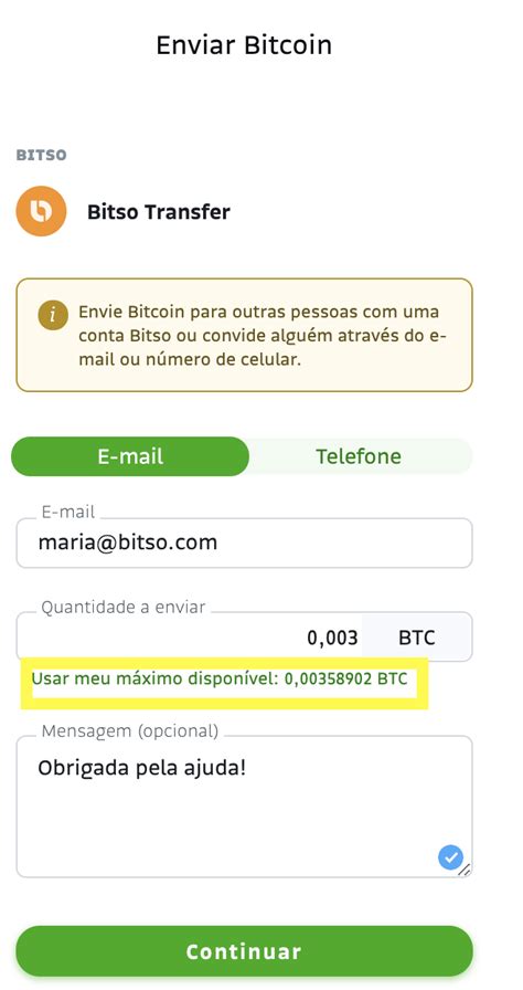 Como Enviar Bitcoin Btc Da Sua Conta Bitso Para Outra Carteira