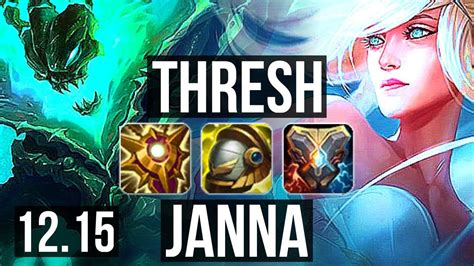 THRESH MF Vs JANNA Sivir SUP Rank 2 Thresh 4 1 10 TR