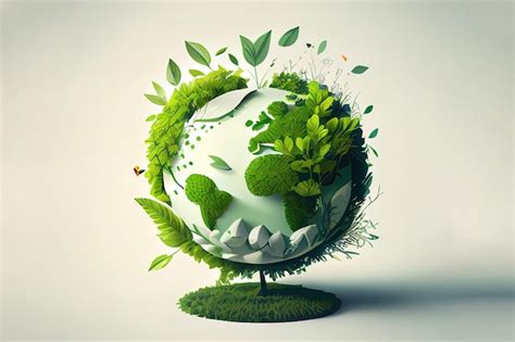 Premium Photo Illustration Of Environmentally Friendly And Ecology