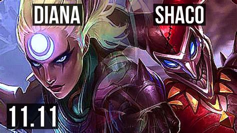 Diana Vs Shaco Jungle Rank Diana Solo Kills Rank Kr