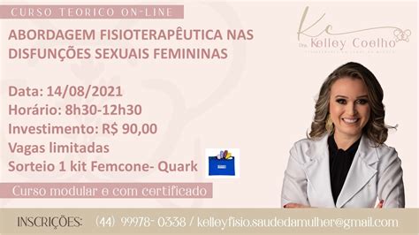 Abordagem Fisioterap Utica Nas Disfun Es Sexuais Feminina Sympla