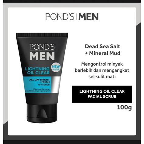 Jual Kirim Langsung Ponds Men Ultra Bright Oil Fighter Facial Foam