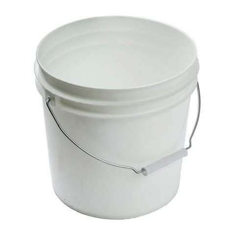 Bon Tool 2 Gal White Plastic Bucket 84 715 The Home Depot