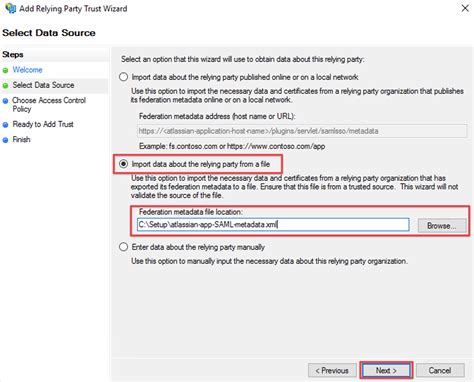 Configure Adfs Saml Single Sign On