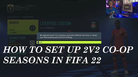 Fifa How To Setup V Co Op Seasons With Friends Online V Co Op