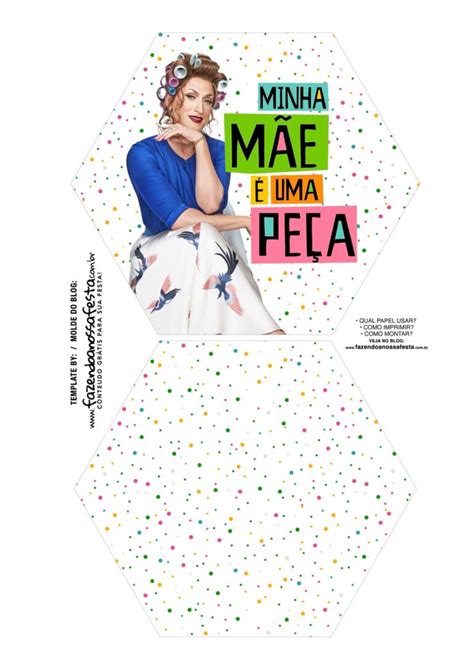 Caixa Explosiva Dia Das Maes Mae E Uma Peca Fazendo A Nossa Festa