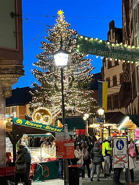 Frankfurt Weihnachtsmarkt In Der Alte Stadt Berger Stra E Frankfurt