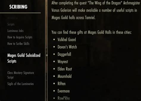 Eso Gold Road Scribing Guide High Ground Gaming