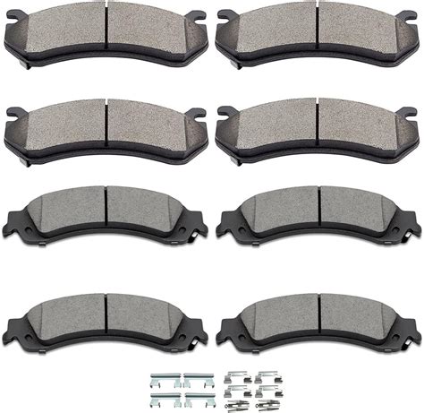 Amazon Ceramic Brake Pads Kit SCITOO 8pcs Disc Brake Pad Set Fit