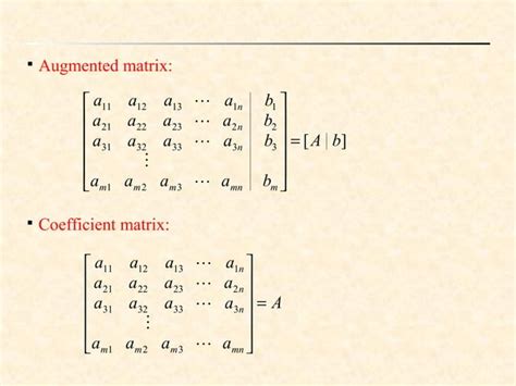 System Of Linear Equations | PPT