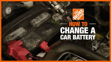 How To Change A Car Battery DIY Car Repairs The Home Depot YouTube