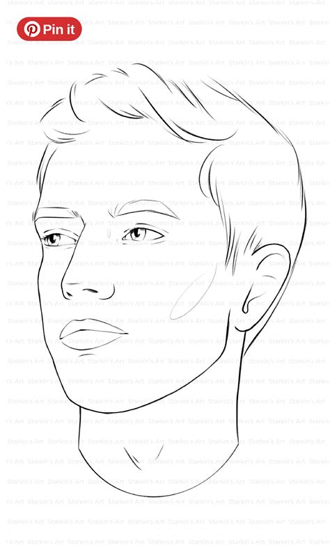 Adult Coloring Books Coloring Pages Male Faces Book Adult Line Art