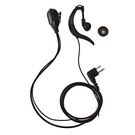 Pin Ptt Mic Earpiece Interphone Earphone Headset Single Ear Hook