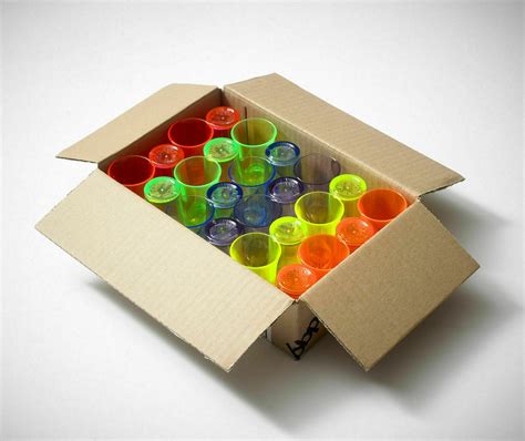 Shot Glasses Plastic Reusable 24 X Neon Bbp Econ Shot Glass 25ml Ce Stamped Ebay