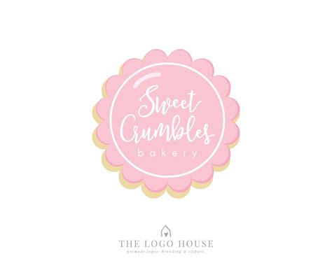 Bakery Premade Logo Cookie Logo Design Biscuit Logo Design Etsy