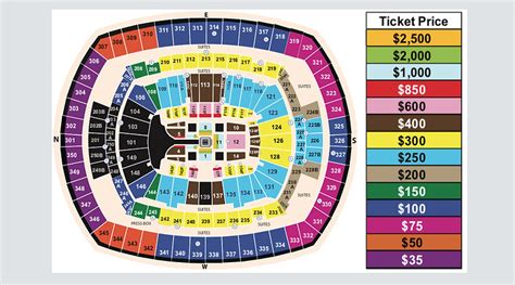 WrestleMania 35 Seating Chart Travel2mania