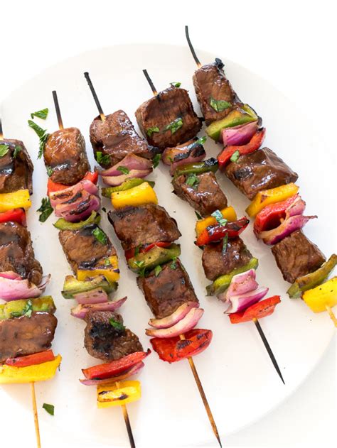 Grilled Steak Kabobs Recipe Chef Savvy