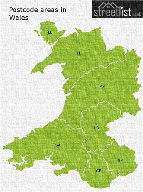 Wales Postcode Map