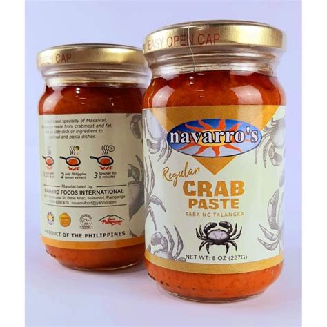 Fast Shipping Best Seller1 Bottle Regular Navarro S Crab Paste Pure