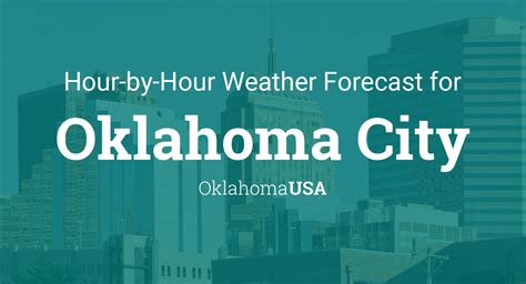 Hourly forecast for Oklahoma City, Oklahoma, USA