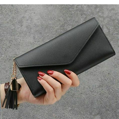 New Lady Women Leather Clutch Wallet Long Card Holder Case Purse