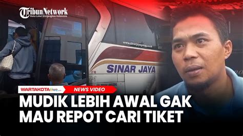 Cerita Warga Ciputat Pilih Mudik Lebih Awal Sofian Gak Mau Repot