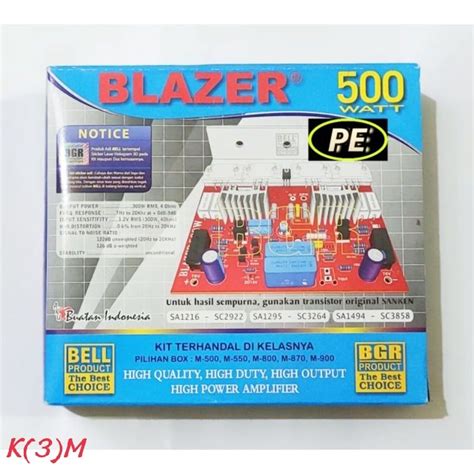 Jual KIT POWER BLAZER MONO 500WATT TANPA TRANSISTOR Shopee Indonesia