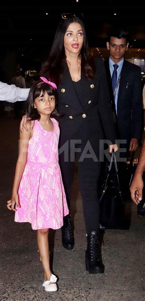 Aishwarya Rai Bachchan returns from Cannes with daughter Aaradhya ...