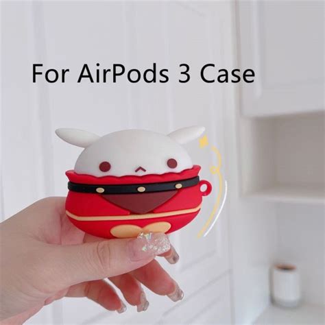 Silicone Genshin Impact For NEW 2021 AirPods 3 Case Accessories Anime