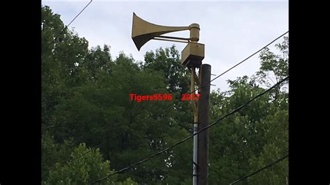 Audio Thunderbolt 1000T Tornado Siren Test Amelia OH 8 2 17 YouTube