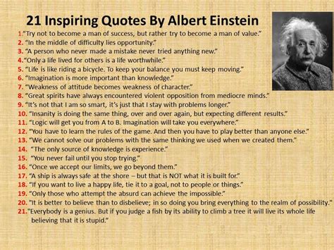 21 Inspiring Quotes By Albert Einstein المرسال