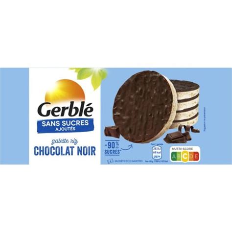 Gerbl Galette Riz Chocolat Noir S Sucres Ajout S Gerble