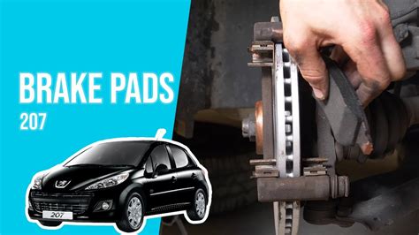 How To Replace The Front Brake Pads Peugeot Youtube