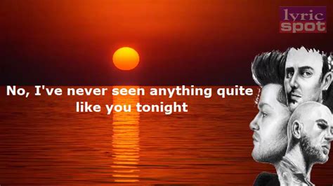 The Script Never Seen Anything Quite Like You Lyric Youtube