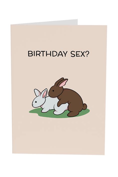 Birthday Sex Greeting Card Yeah Noted