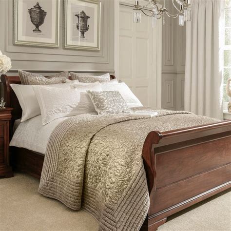 Dorma Charlbury Champagne Bedspread | Dunelm