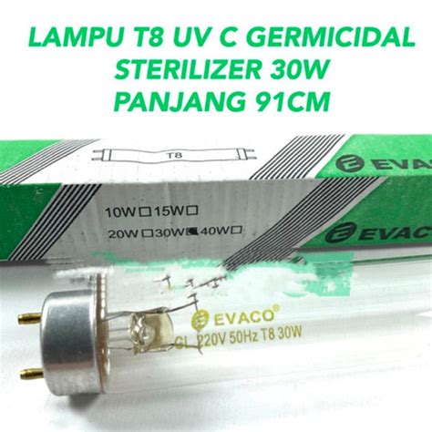 Jual Lampu UV UVC Germicidal Sterilizer T8 30watt 90cm Filter Air Kuman