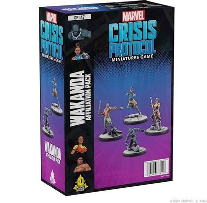 Marvel Crisis Protocol Wakanda Affiliation Pack Atomic Mass Games