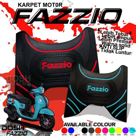 Jual Karpet Motor Fazzio Karpet Fazzio Alas Kaki Fazzio Pijakan